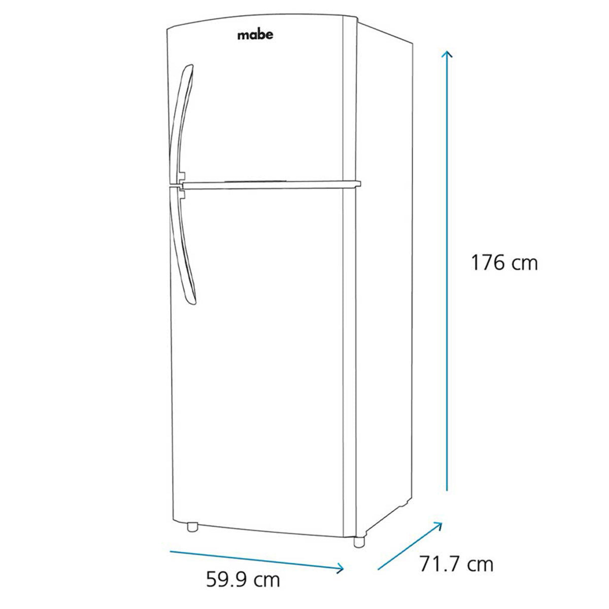REFRIGERADOR MABE 11 P3 CON DESPACHADOR ✨ PAGO SEMANAL $210✨