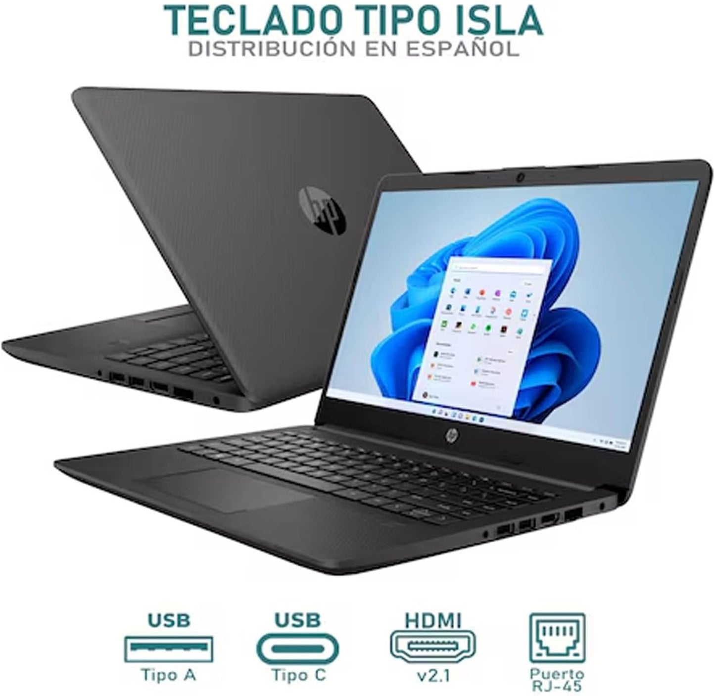 LAPTOP HP 14" i3 8+256gb 🔥 PAGO SEMANAL $265🔥