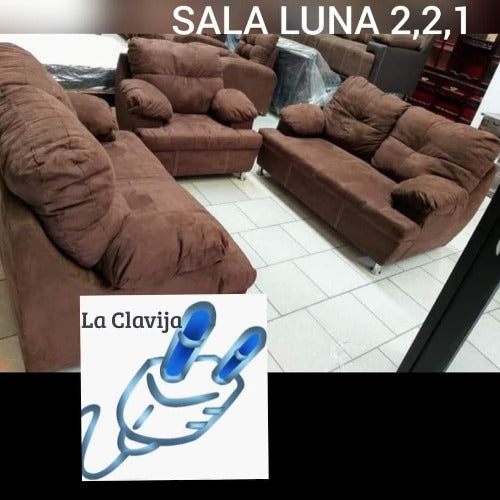SALA DEPARTAMENTAL  LUNA 3 PIEZAS ✨PAGO SEMANAL $325✨