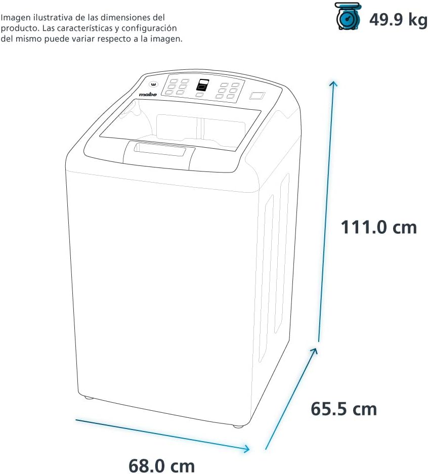 LAVADORA MABE 20KG  AQUA SAVER GREEN ✨PAGO SEMANAL $220✨