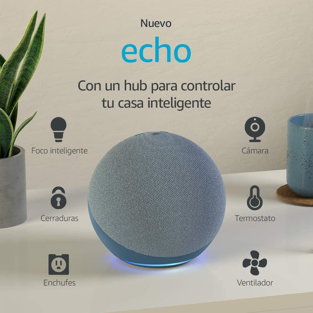 BOCINA INTELIGENTE ALEXA AMBIENTAL *GRANDE* ✨PAGO SEMANAL $90✨