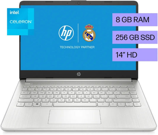 LAPTOP HP 14" 8GB RAM+256GB INTEL CELERON  💻 ✨PAGO SEMANAL $160✨