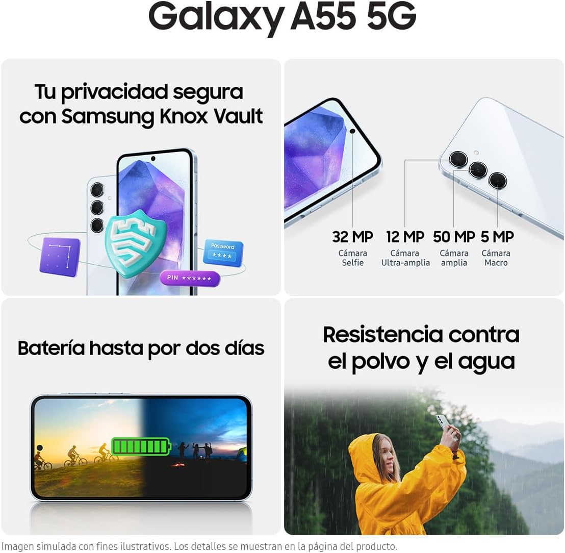 SAMSUNG GALAXY A55   8+128GB ✨PAGO SEMANAL $225✨