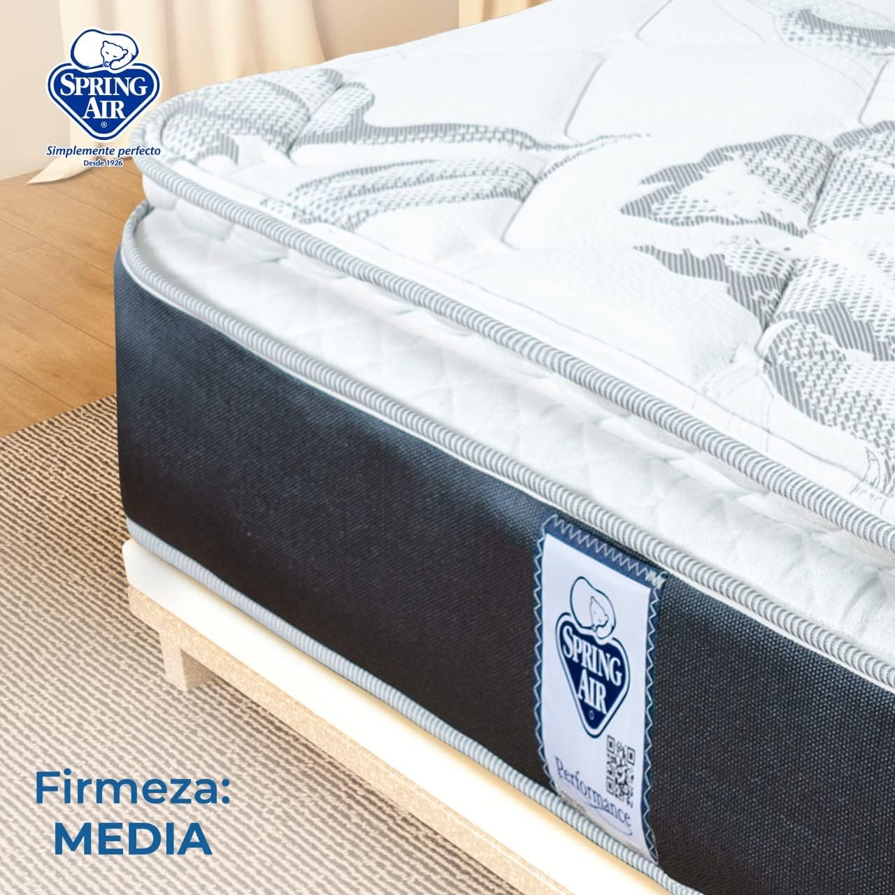 COLCHON KING SIZE SPRING AIR  CONFORT MEDIO ✨PAGO SEMANAL $205✨