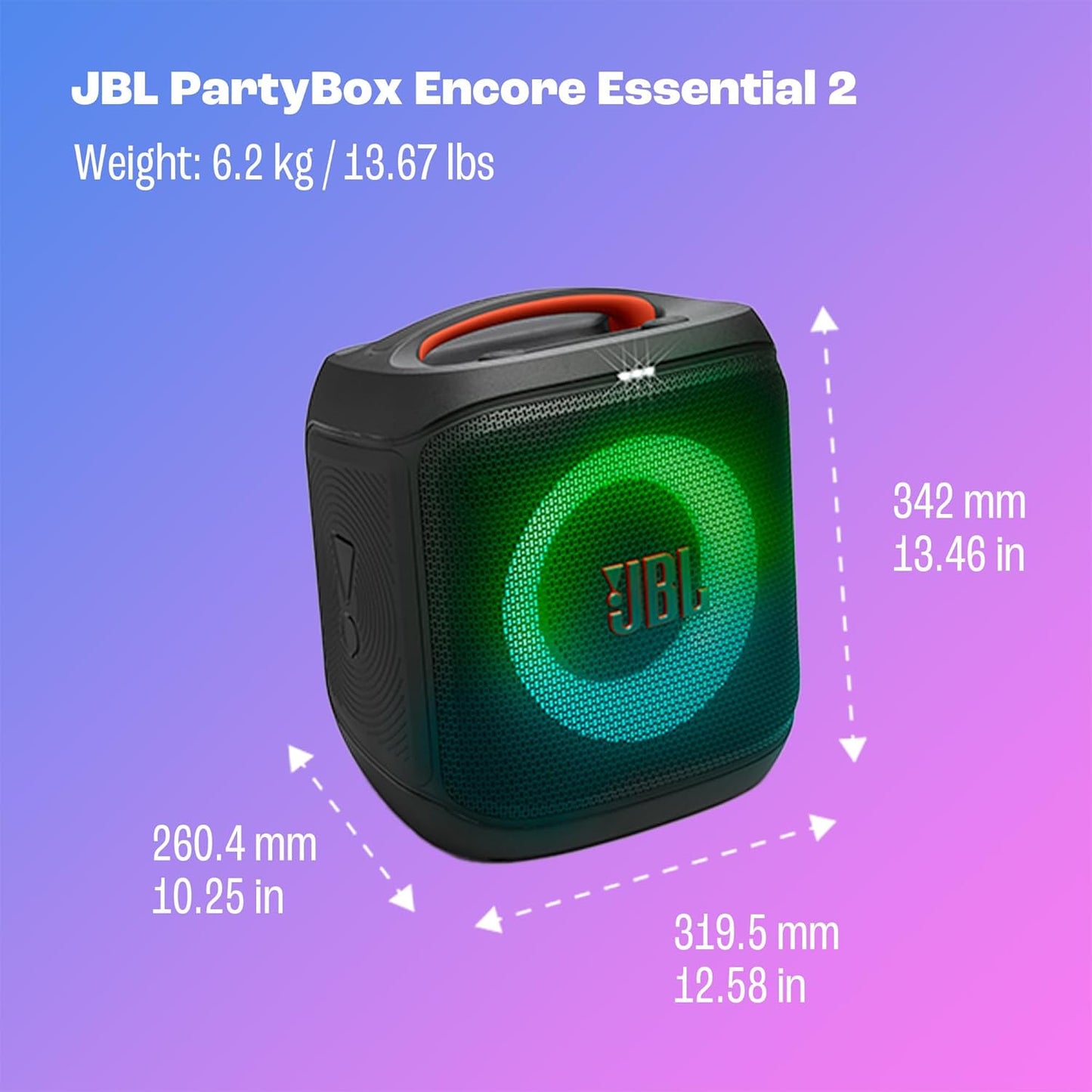 BOCINA JBL PartyBox Encore Essential 2 Bocina Portátil ✨🚛PAGO SEMANAL $190🚛✨