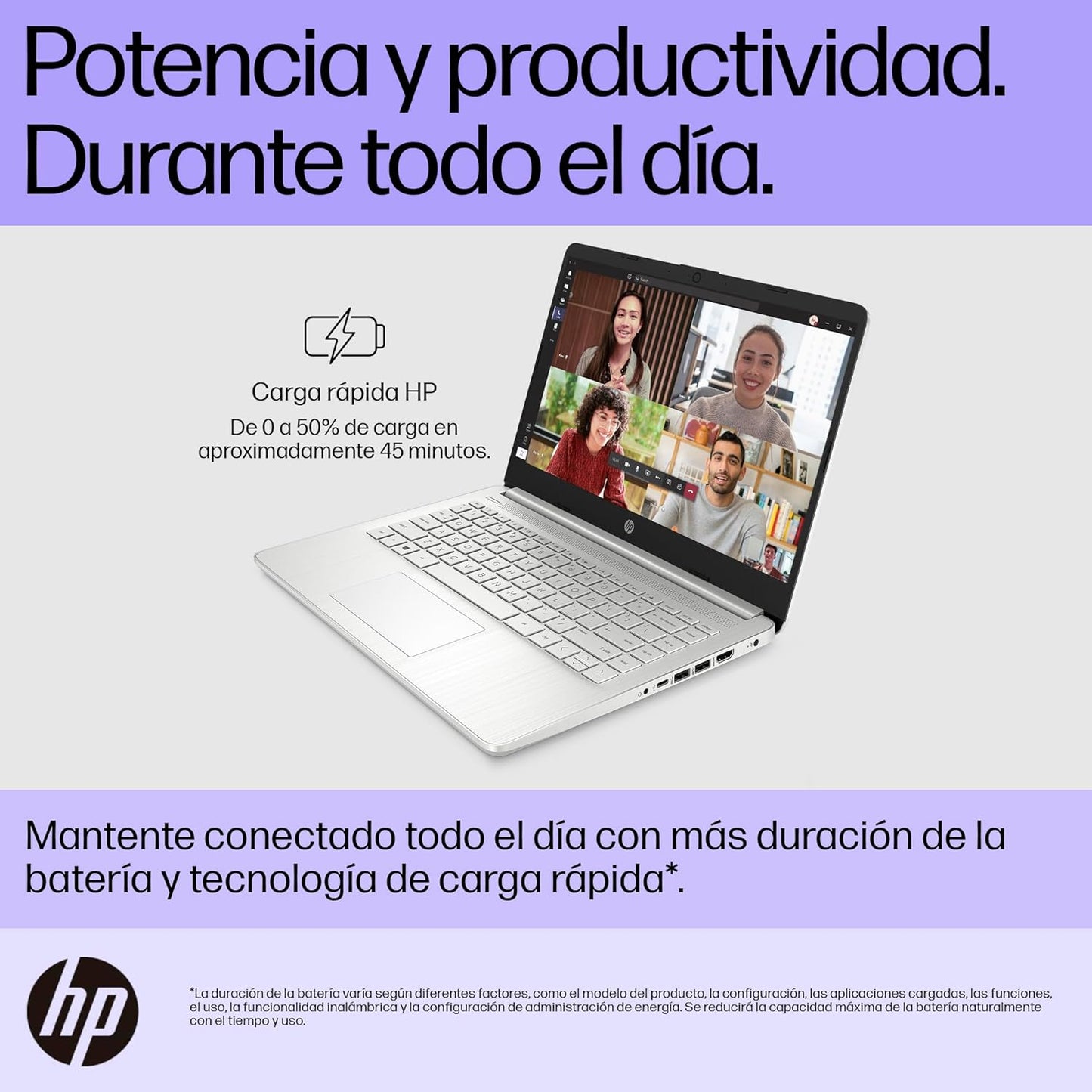 LAPTOP HP 14" 8GB RAM+256GB INTEL CELERON  💻 ✨PAGO SEMANAL $160✨