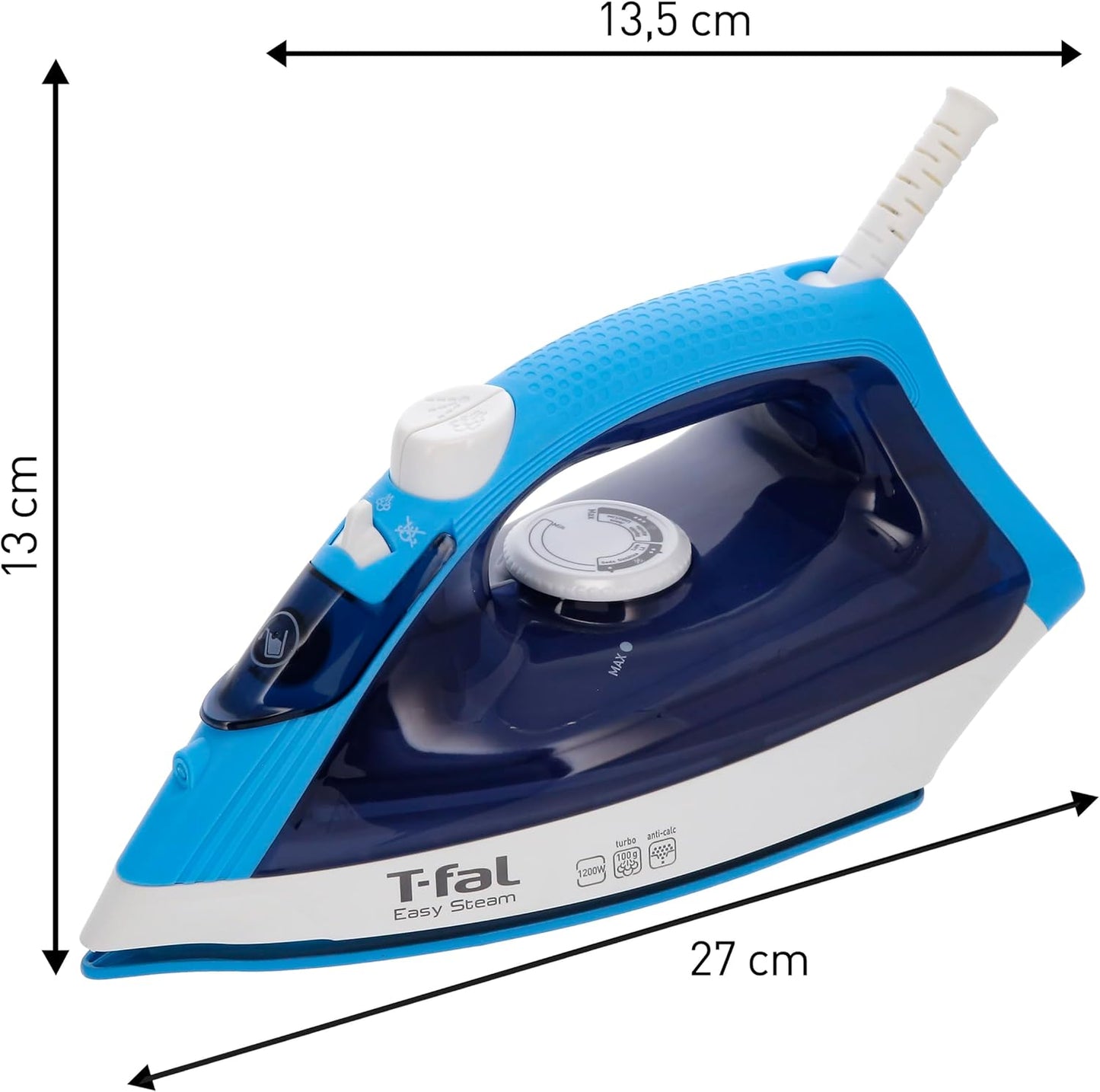 PLANCHA T-FAL EASY STEAM 1200 W  Suela Duraglide XL ✨PAGO SEMANAL $35✨