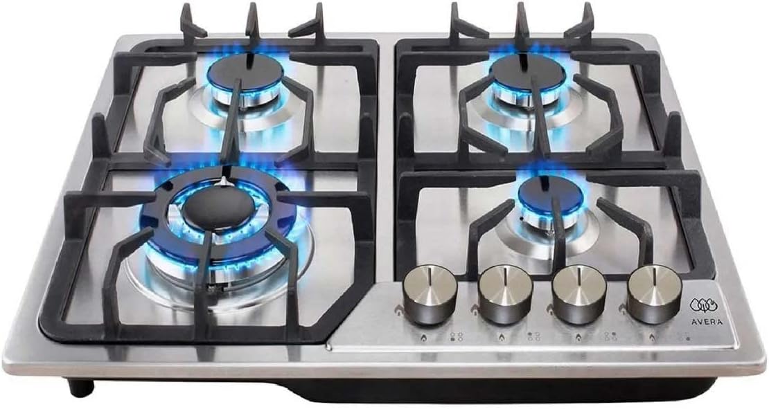 PARRILLA AVERA DE GAS DE 4Q. ACERO INOXIDABLE ✨PAGO SEMANAL $105✨