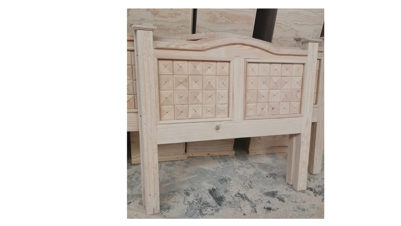 CABECERA MATRIMONIAL DE MADERA ✨PAGO SEMANAL $70✨