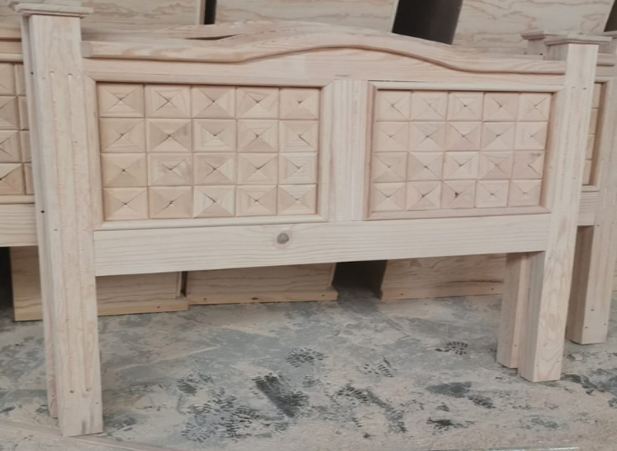 CABECERA MATRIMONIAL DE MADERA ✨PAGO SEMANAL $70✨