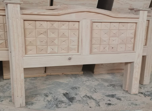 CABECERA MATRIMONIAL DE MADERA ✨PAGO SEMANAL $70✨