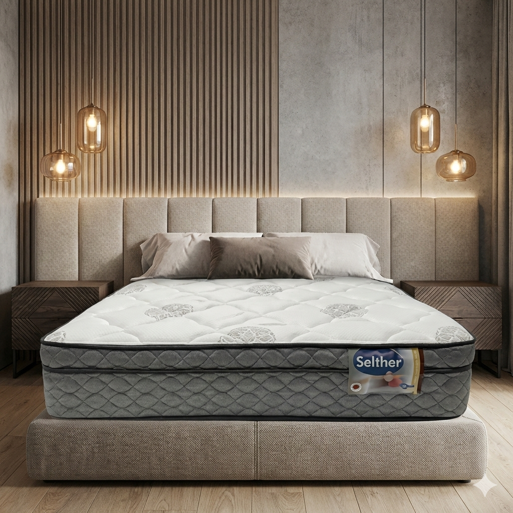 COLCHON KING SIZE SELTHER ANTIBACTERIAL 🔥PAGO SEMANAL $210🔥