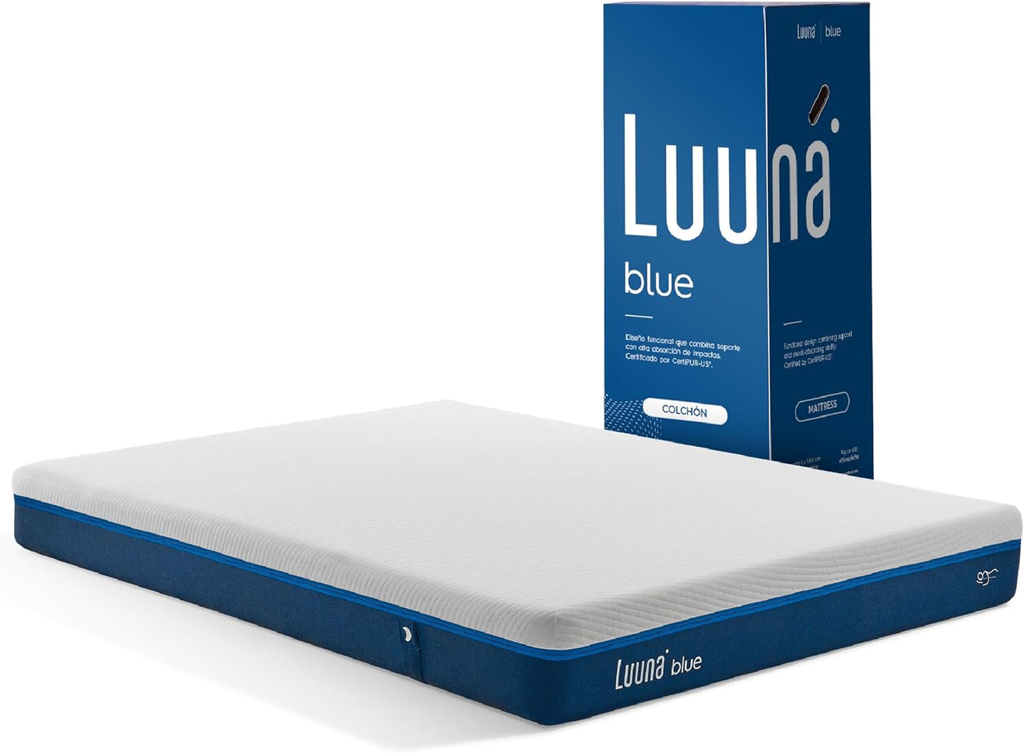 COLCHON QUEEN SIZE LUUNA BLUE  🔥PAGO SEMANAL $185🔥