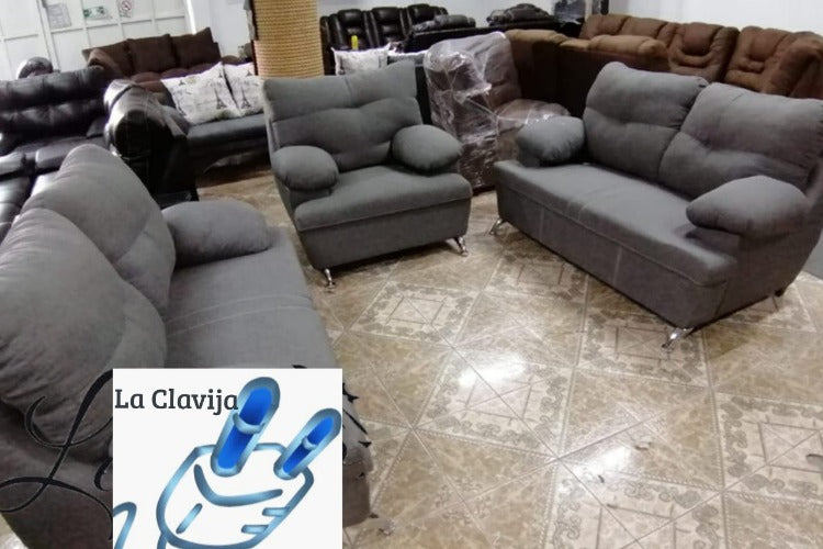 SALA DEPARTAMENTAL  LUNA 3 PIEZAS ✨PAGO SEMANAL $325✨