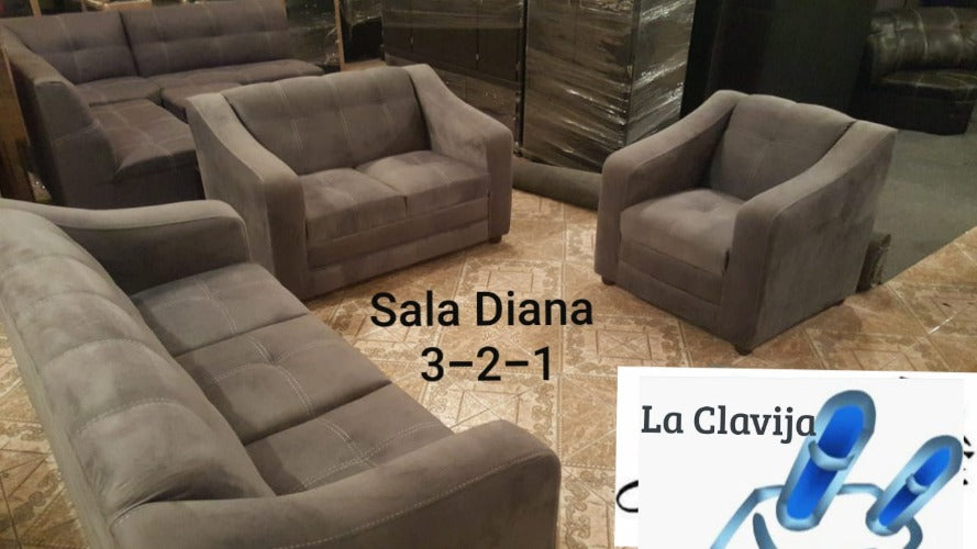 SALA DIANA  3 PIEZAS EN  3 2 1 ✨PAGO SEMANAL $295✨