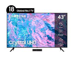 PANTALLA SAMSUNG 43" 4K CRYSTAL 🔥PAGO SEMANAL $165🔥