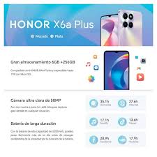 HONOR X6A PLUS  6+256GB ✨PAGO SEMANAL $115✨