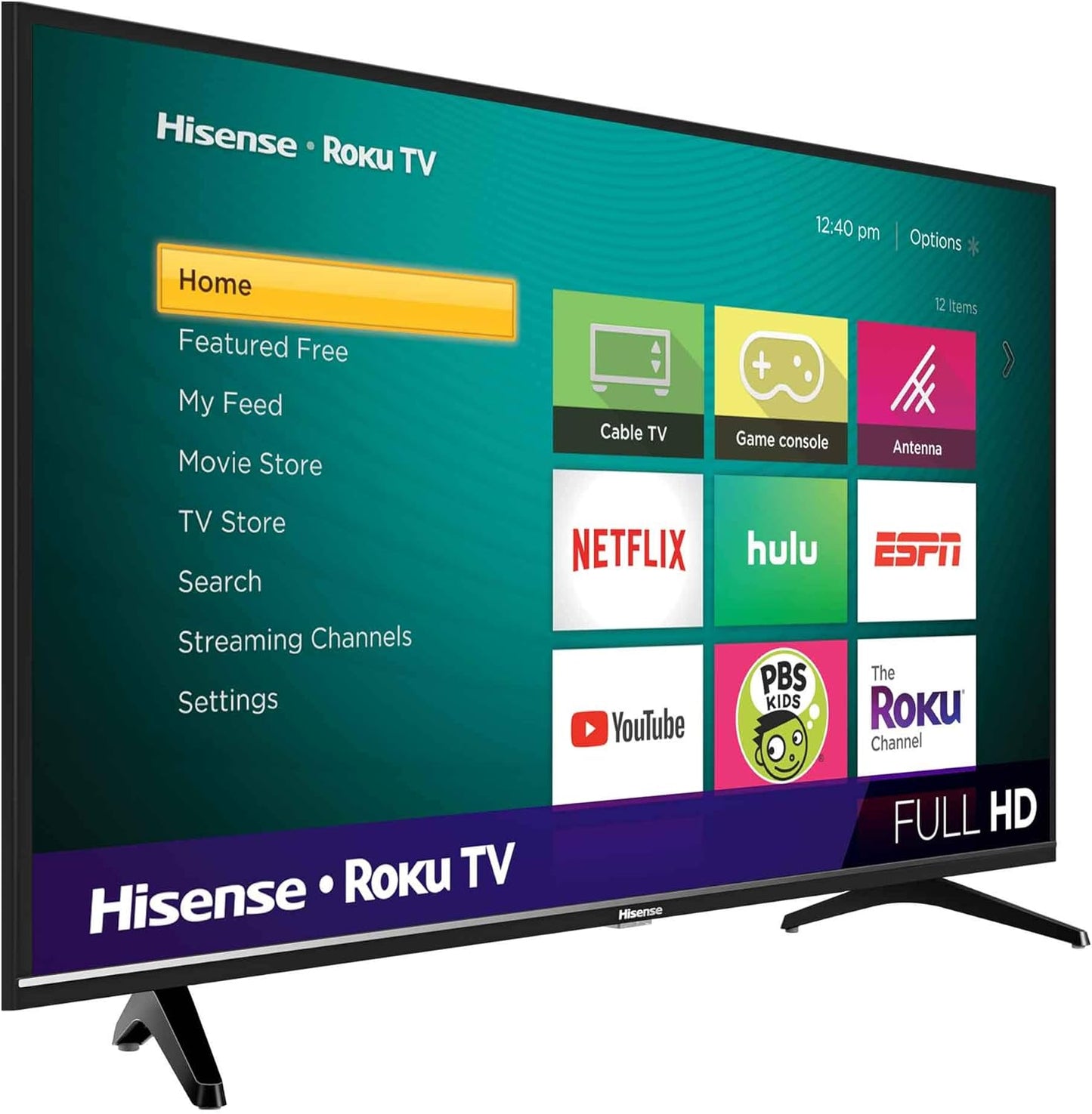 PANTALLA HISENSE 40" ROKU  FULL HD SMART 🔥PAGO SEMANAL $140🔥