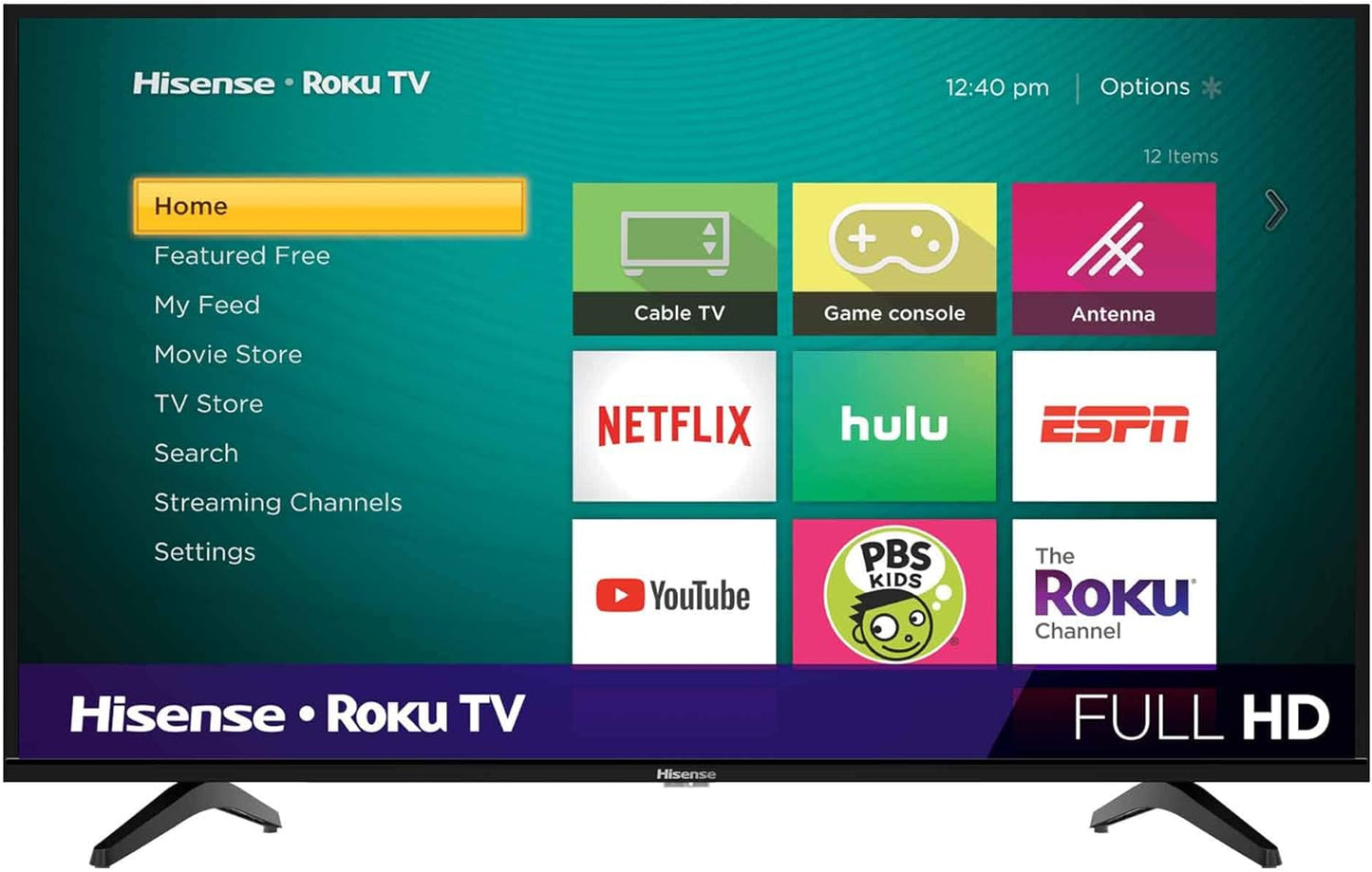 PANTALLA HISENSE 40" ROKU  FULL HD SMART 🔥PAGO SEMANAL $140🔥